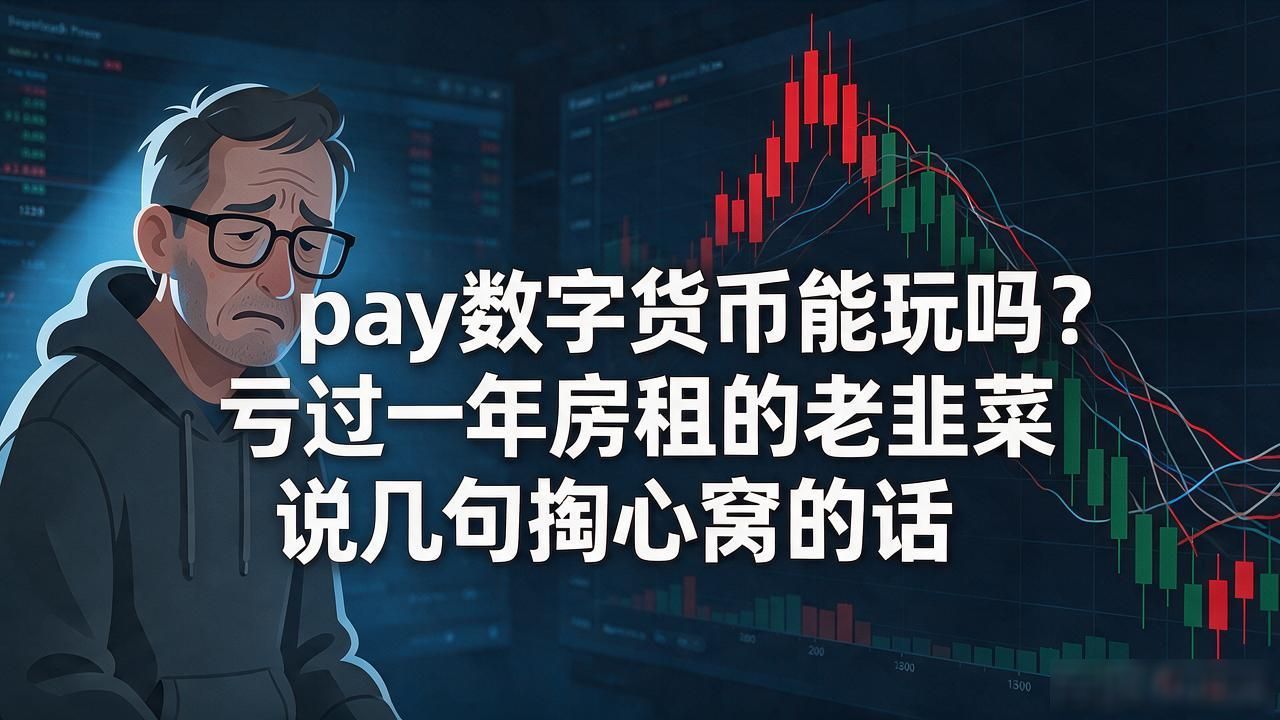 pay数字货币能玩吗？亏过一年房租的老韭菜说几句掏心窝的话