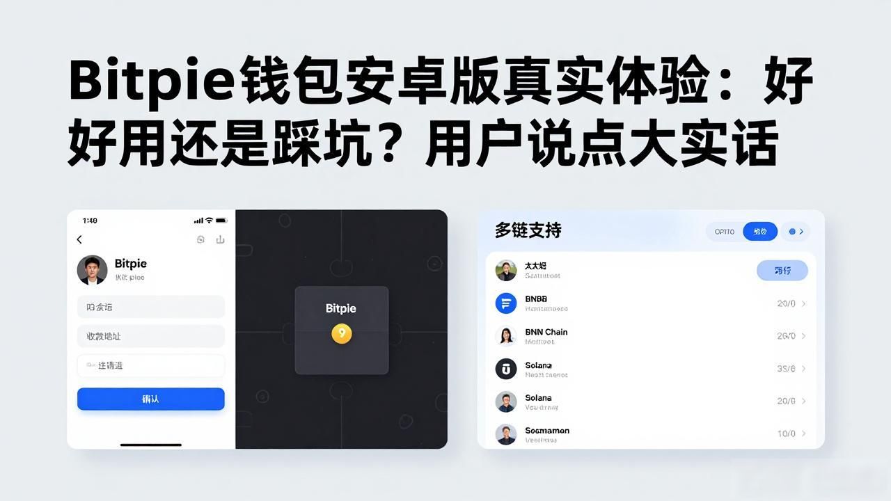 Bitpie钱包安卓版真实体验：好用还是踩坑？用户说点大实话