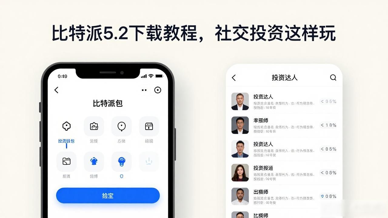 比特派5.2下载教程，社交投资这样玩