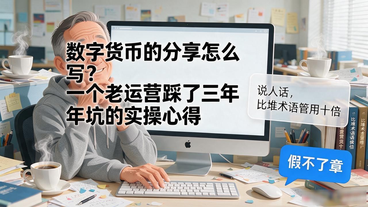 数字货币的分享怎么写？一个老运营踩了三年坑的实操心得